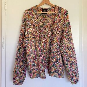 Urban Outfitters Colorful Knit Cardigan